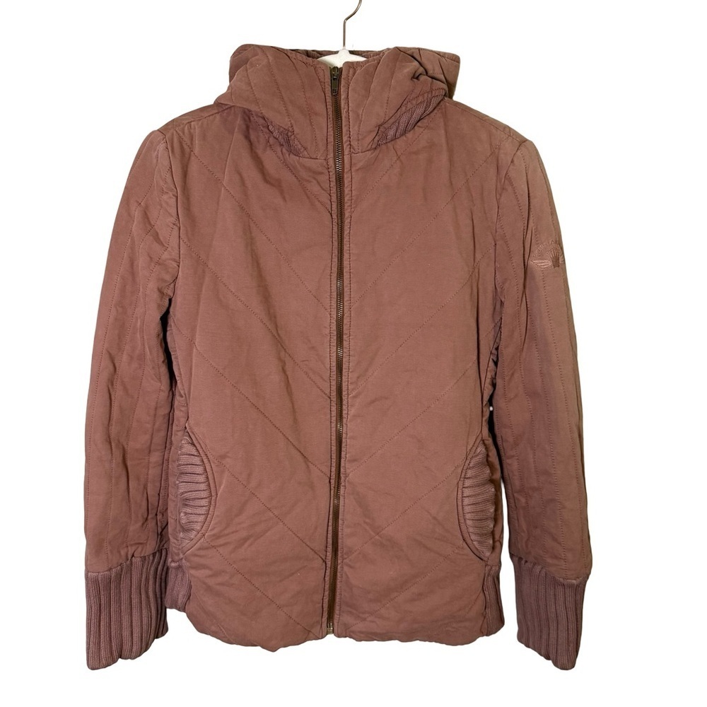 Fornarina Y2K Mauve Bomber Jacket Size S  Italian Streetwear Fall Puffer